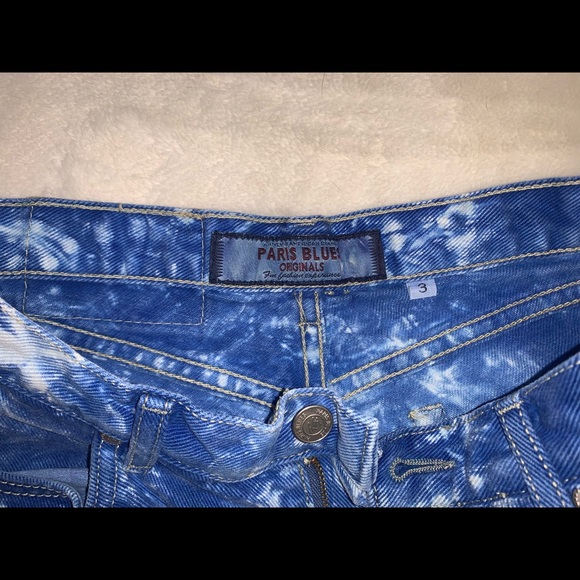 Paris Blues bleach dye shorts - Picture 5 of 7